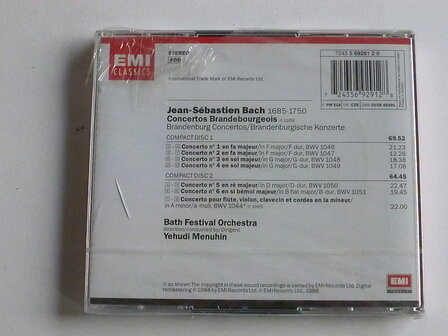 Bach - Brandenburg Concertos / Yehudi Menuhin (2 CD) nieuw