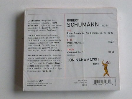 Schumann - Piano sonata 2 / Jon Nakamatsu (nieuw)