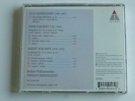 Schubert - Symphony 4 / Nikolaus Harnoncourt
