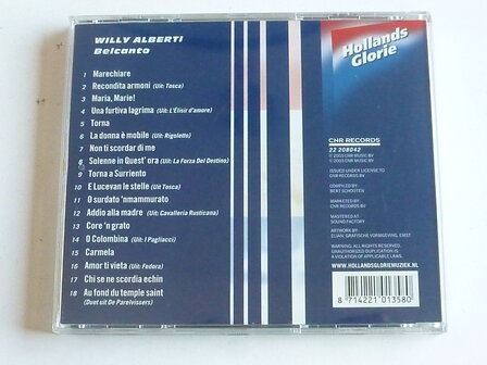 Willy Alberti - Belcanto / Hollands Glorie