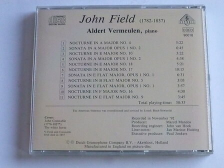 John Field - Nocturne, Sonata /  Aldert Vermeulen