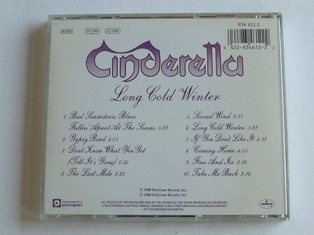 Cinderella - Long Cold Winter