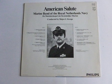 Marine Band of the Royal Netherlands Navy - American Salute / J Koops (LP)