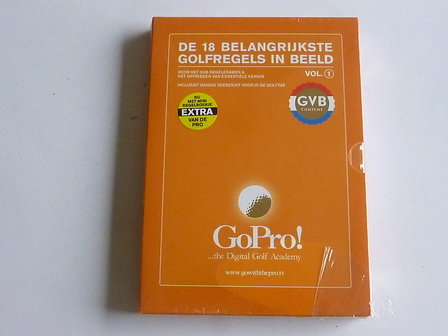 De 18 Belangrijkste Golfregels in Beeld vol. 1 (DVD) Nieuw