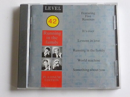 Level 42 - Running in the Family (Platinum Edition