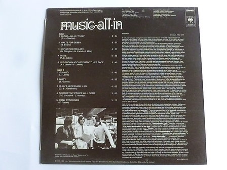 Pim Jacobs / Rogier van Otterloo - Music All-In (LP)