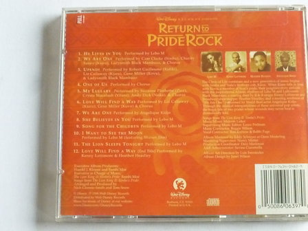 Return to Pride Rock - songs ispired by Lion King II (walt Disney)