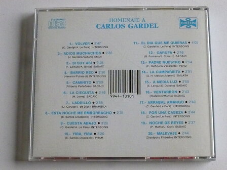 Carlos Gardel - Homenaje a Carlos Gardel