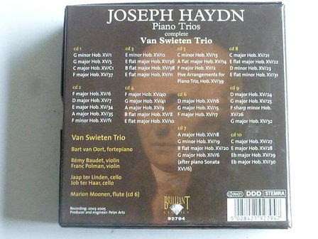 Joseph Haydn - Piano Trios / Van Swieten Trio (10 CD)