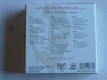 Beethoven - Piano Sonatas (complete) - Friedrich Gulda (9 CD)