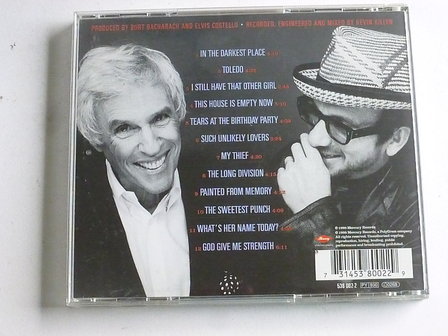 Elvis Costello with Burt Bacharach - painted from memory