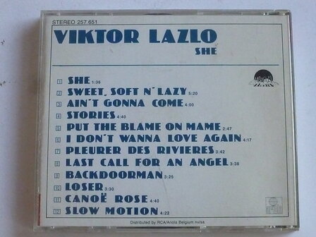 Viktor Lazlo - She
