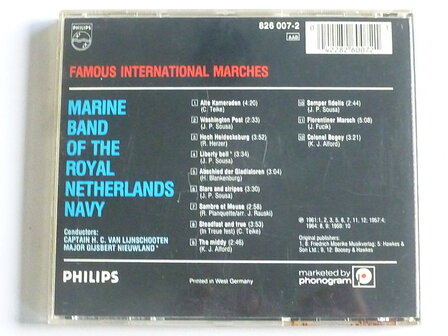 Marine Band of the Royal Netherlands Navy - Famous International Marches