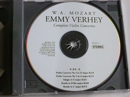 Emmy Verhey - Mozart / Complete Violin Concertos (2 CD)