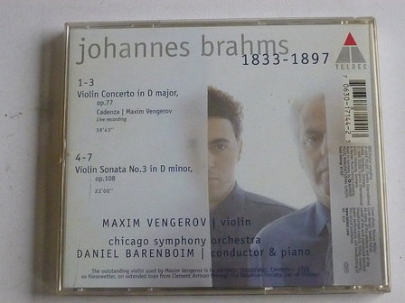 Brahms - Violin Concerto / Vengerov, Barenboim