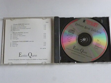 Debussy, Ravel, Tailleferre - Euridice Quartet
