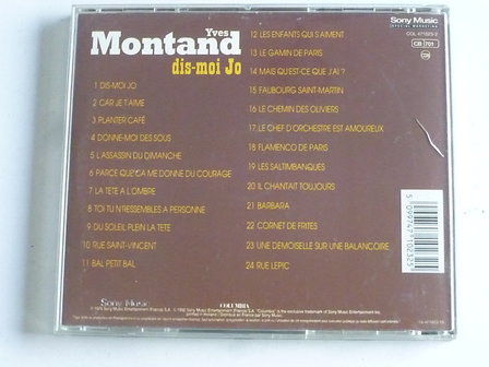 Yves Montand - Dis-moi jo