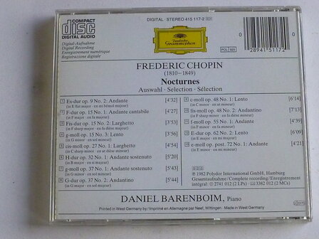 Chopin - Nocturnes / Daniel Barenboim