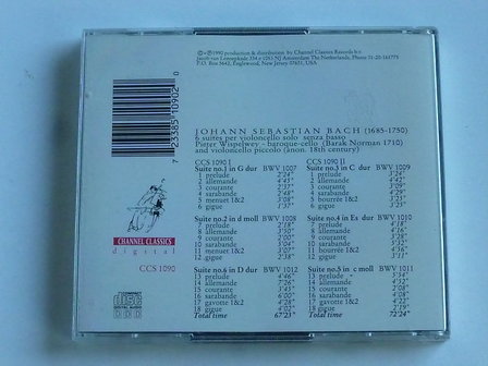 Bach - Suites for Cello Solo / Pieter Wispelwey (2 CD)