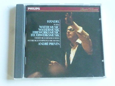 Handel - Watermusic, Music for the Royal Fireworks / Andre Previn