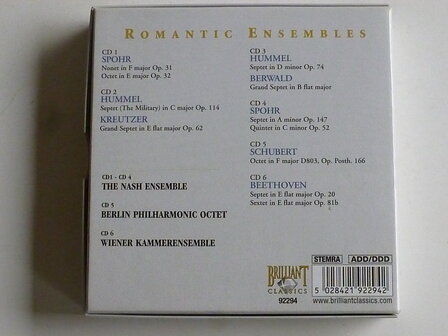 Romantic Ensembles - Septets, Octets &amp; Nonets (6 CD)