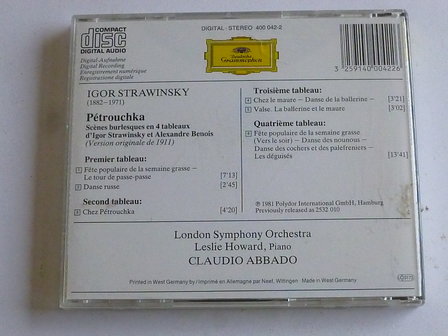 Stravinsky - Petrouchka / Claudio Abbado