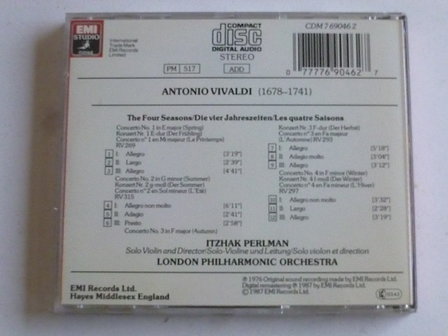 Vivaldi - Le Quattro Stagioni / Itzhak Perlman