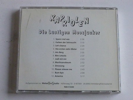 Die lustigen Moosjucker - Kapriolen