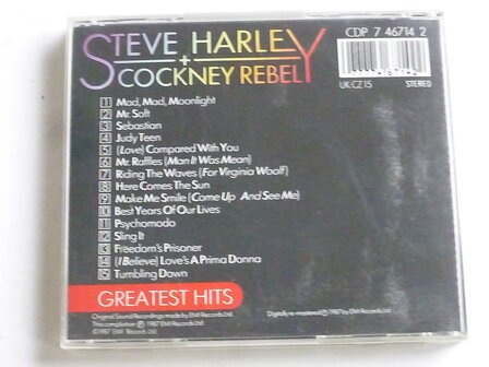 Steve Harley + Cockney Rebel - Greatest Hits
