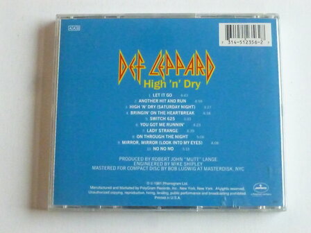 Def Leppard - High &#039;n &#039;Dry