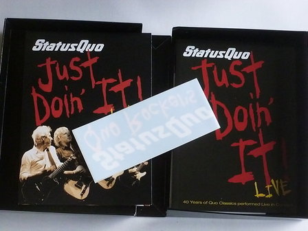 Status Quo - Just Doin&#039; it! / Live (Deluxe limited edition box  CD + DVD)