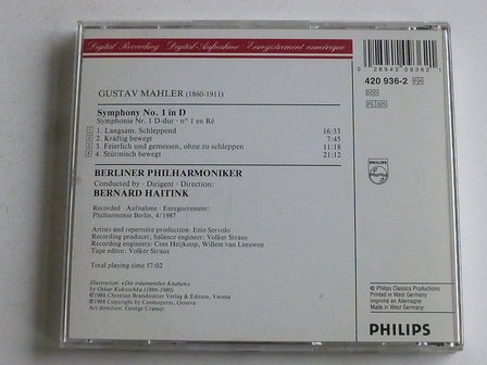 Mahler - Symphony 1 / Bernard Haitink