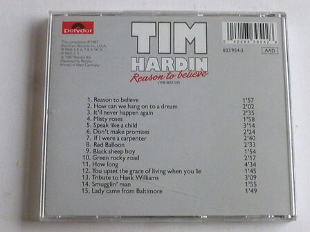 Tim Hardin - Reason to believe (the best of)