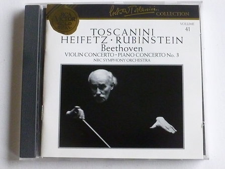 Beethoven - Violin, Piano Concerto / Toscanini, Heifetz, Rubinstein