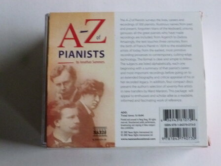A - Z of Pianist by Jonathan Summers (boek + 4 CD)