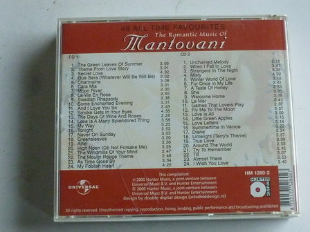 Mantovani - The Romantic music of / 48 All time favourites (2 CD)