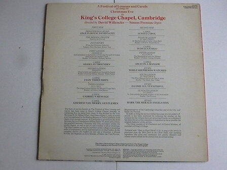 Kings College Chapel Cambridge - Lessons and Carols (LP)