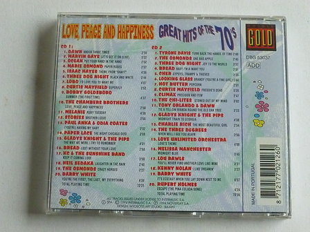 Love Peace and Hapiness - Great Hits of the 70&#039;s (2 CD)