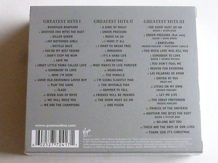 Queen - Greatest Hits I, II &amp; III (3 CD geremastered 2011) Nieuw