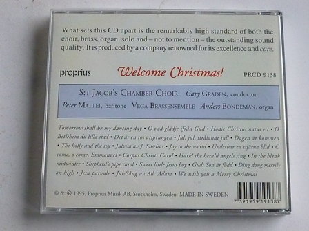 St. Jacob&#039;s Chamber Choir - Welcome Christmas!
