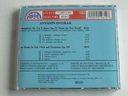 Dvorak - Symphony 9, Te Deum / Vaclav Neumann