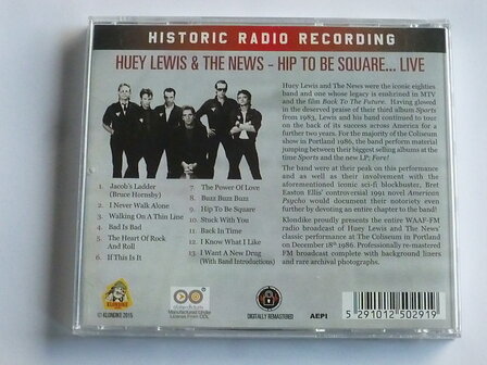 Huey Lewis &amp; The News - Hip to be Square...Live