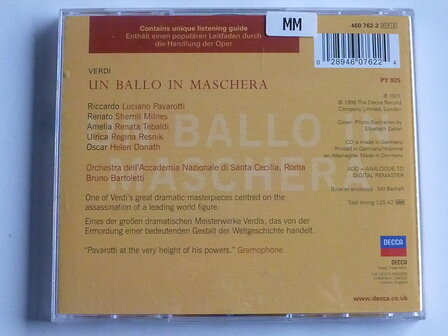 Verdi - Un Ballo in Machera / Pavarotti (2 CD)