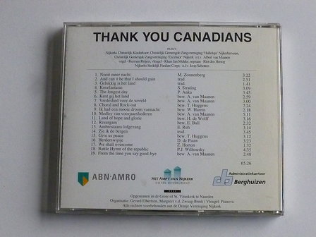 Thank you Canadians - Nijkerk