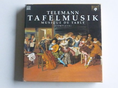 Telemann - Tafelmusik complete / Pieter-Jan Belder, Baudet (4 CD)