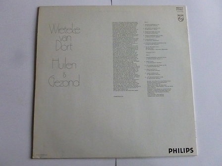 Wieteke van Dort - Huilen is gezond (LP)