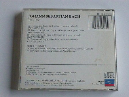 J.S. Bach - Toccata / Peter Hurford