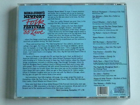 Ben &amp; Jerry&#039;s Newport Folk Festival &#039;88 Live