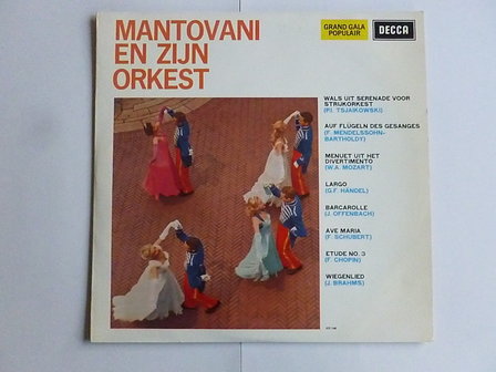 Mantovani en zijn orkest - grand gala populair / 625166QR (LP)