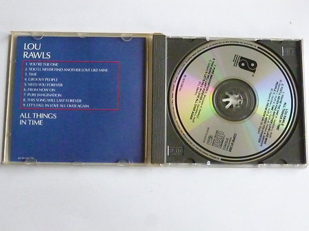 Lou Rawls - All things in Time (cbs)